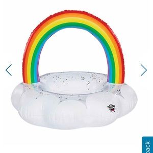 NIB child Rainbow cloud float